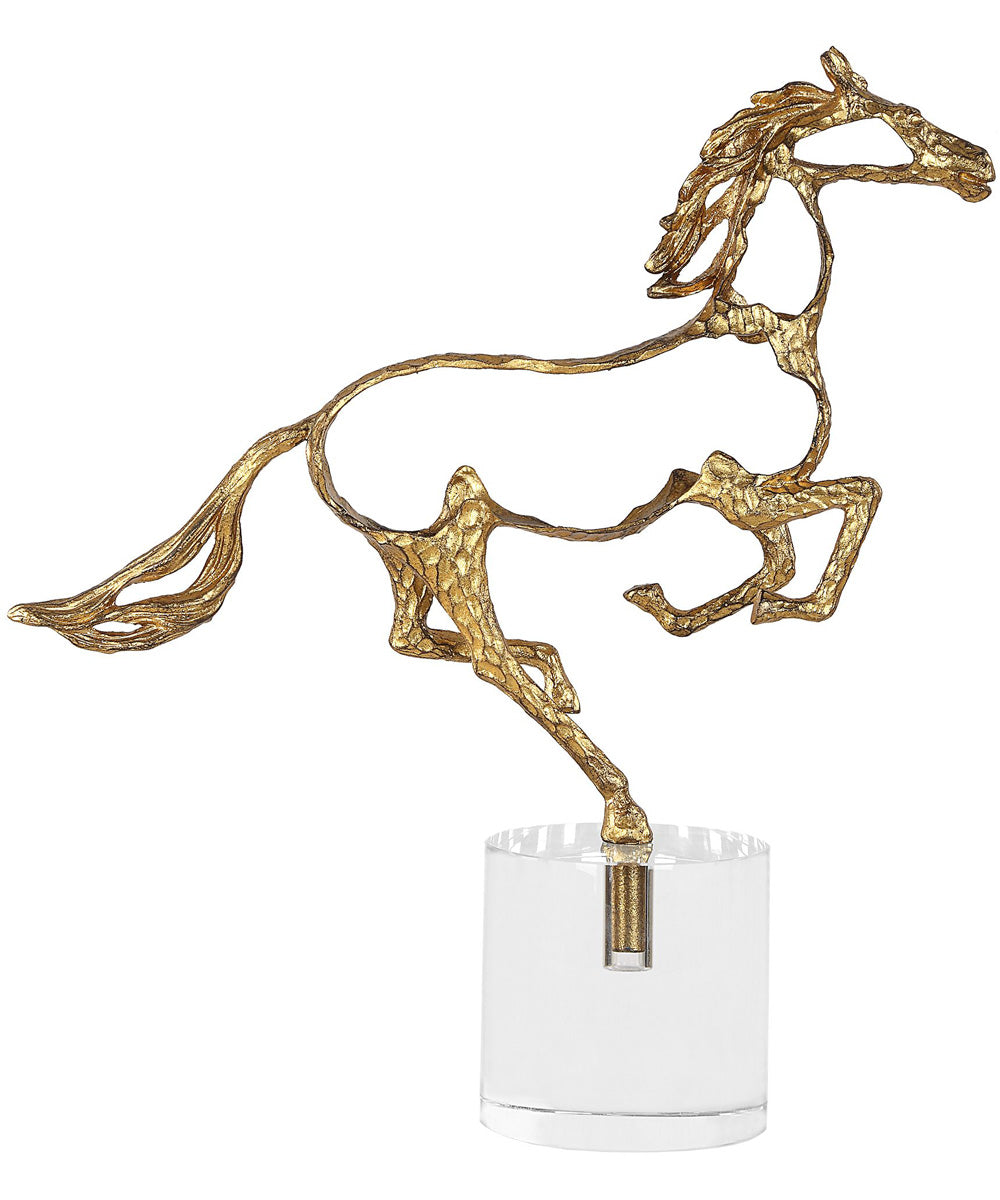 Gallop Gold Sculpture