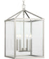 Hillcrest 4-Light Transitional Hall & Foyer Light Brushed Nickel