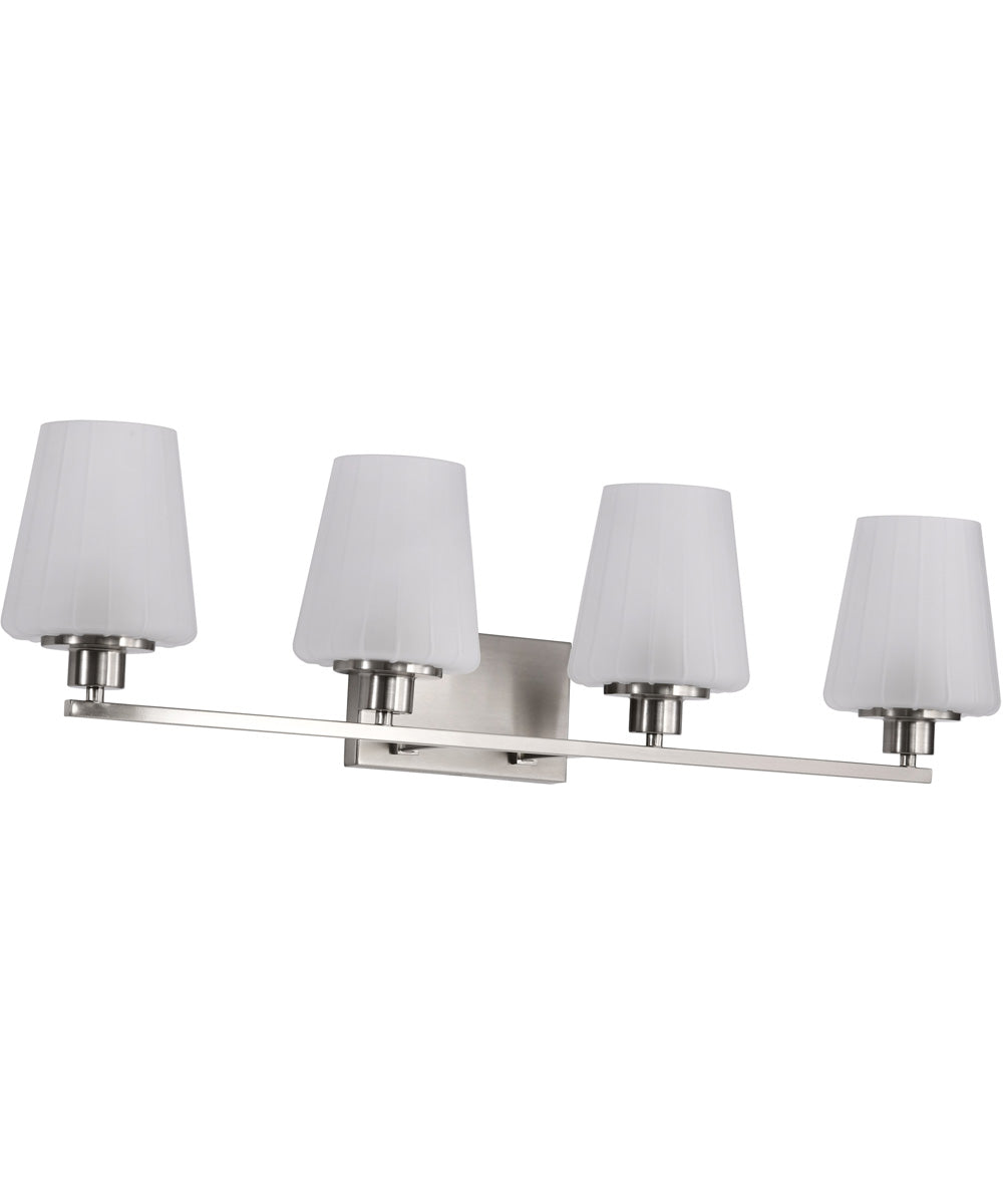 Lune 4-Light Vanity & Wall Brushed Nickel