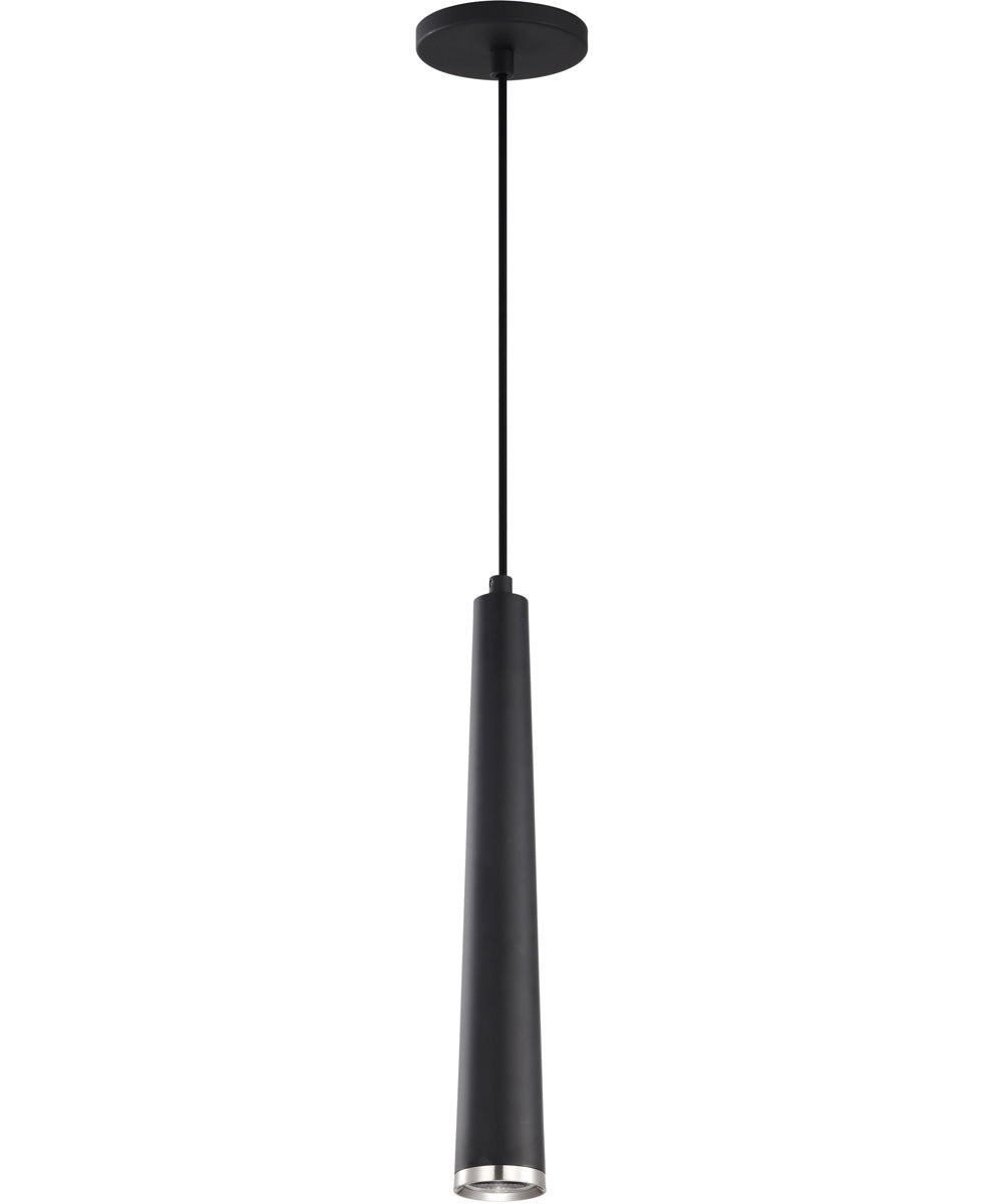 Melrose  Pendant Matte Black / Brushed Nickel