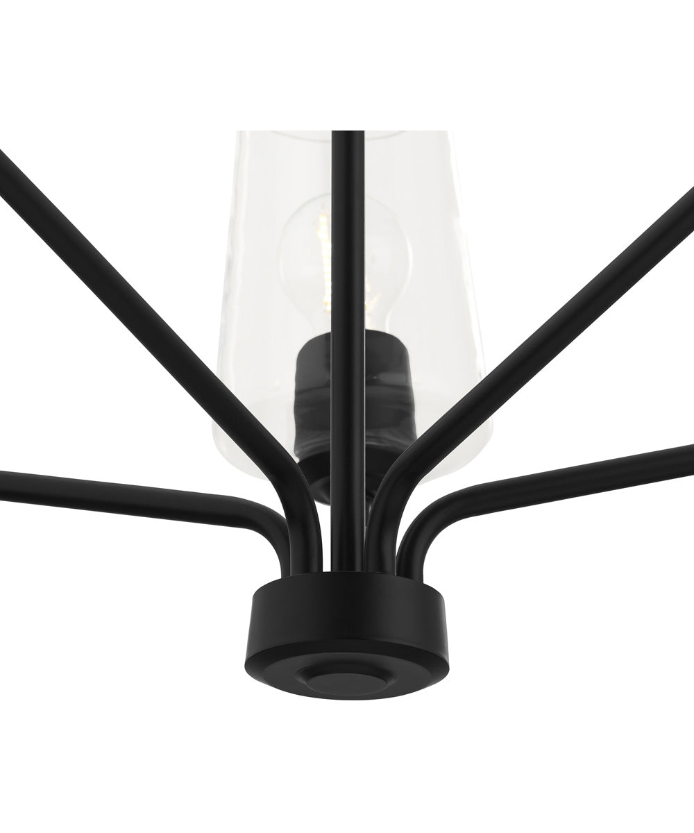 Celino 5-Light Chandelier Black