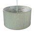 18"W 2 Light Swag Plug-In Pendant  Textured Oatmeal with Diffuser White Cord