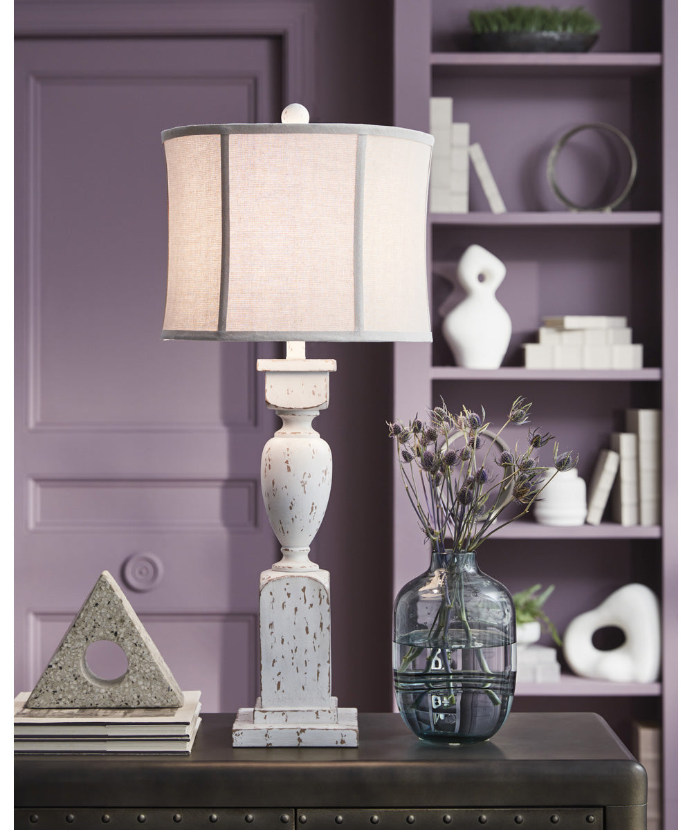 Madsbrook Poly Table Lamp Antique White