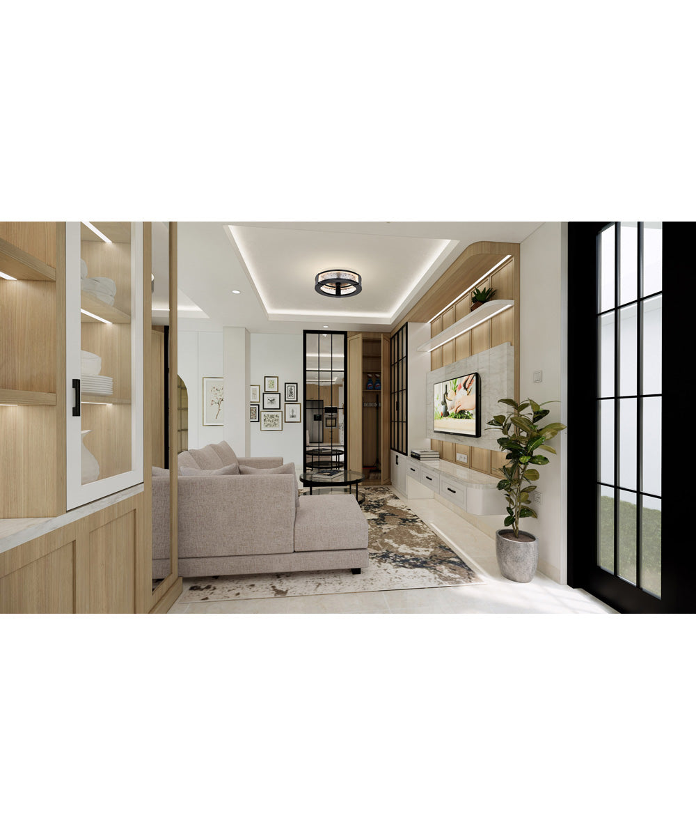 Darrow  Close-to-Ceiling Matte Black