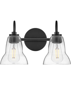 Vera 2-Light Small Two Light Vanity in Black