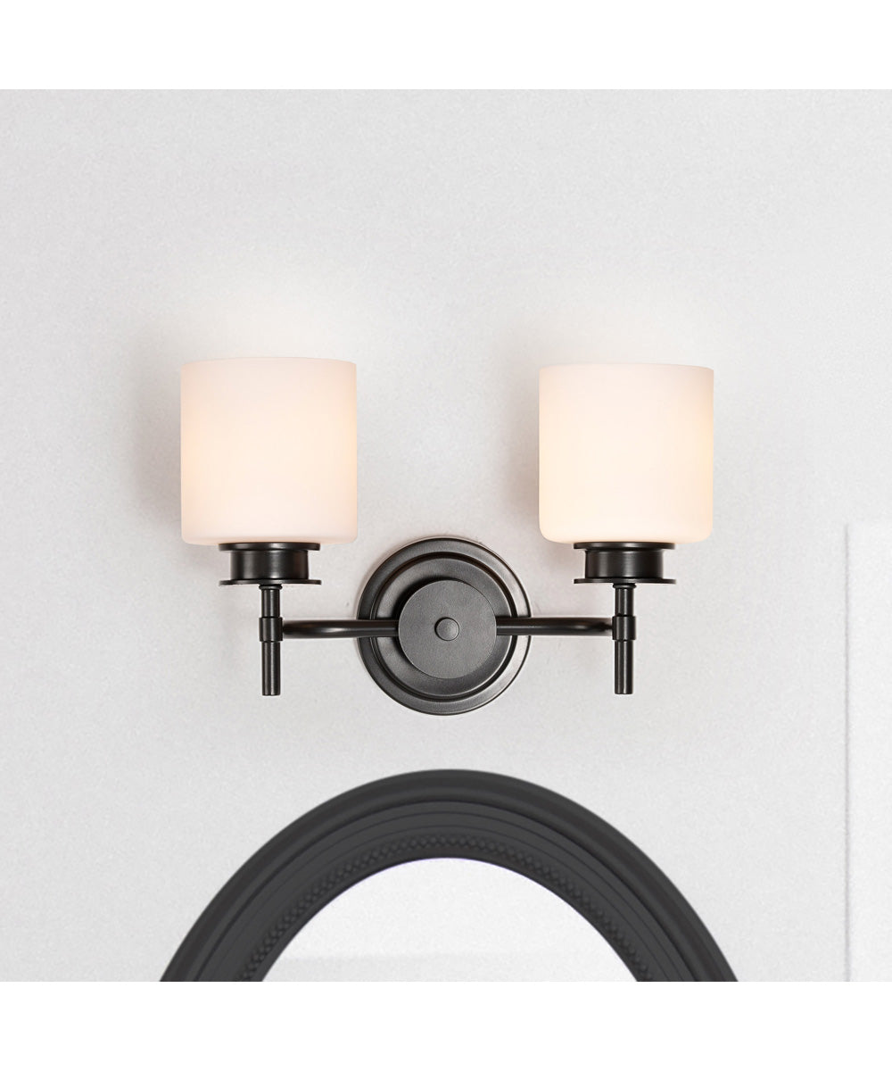 Warren 2-Light Vanity & Wall Gun Metal