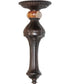20" Wide Tiffany Turning Leaf Semi-Flushmount