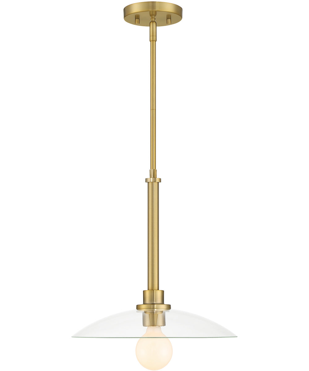 Litto 1 Light Pendant Brushed Gold