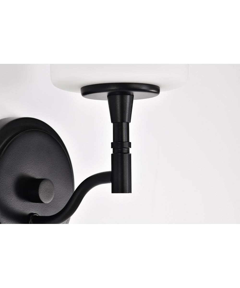 Liam 1-Light Vanity & Wall Matte Black