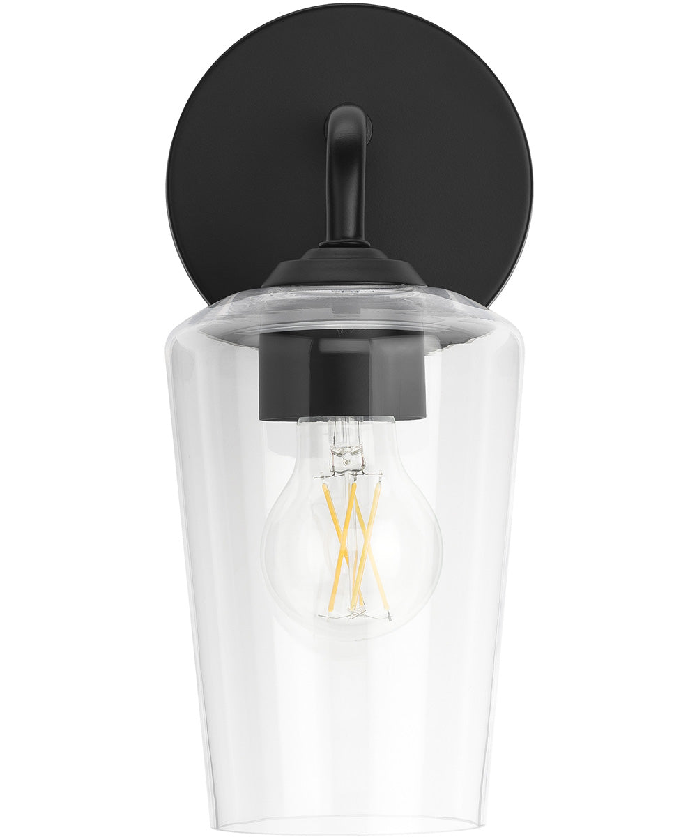 Celino 1-Light Wall Sconce Black
