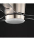 Aeris 52 inch 3-Blade Hugger Fan w LED Satin Nickel
