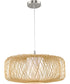 Cordova 1-Light Large Pendant Natural Rattan