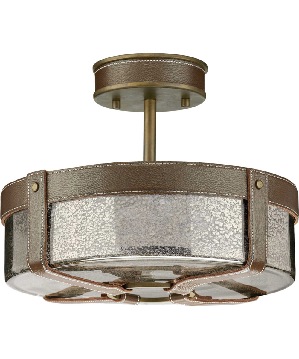 POINT DUME® byJeffrey Alan Marks for Progress Lighting Rockdance  Semi-Flush Aged Brass