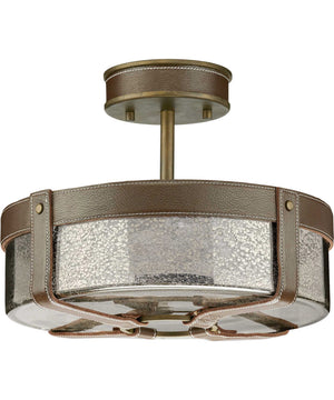 POINT DUME® byJeffrey Alan Marks for Progress Lighting Rockdance  Semi-Flush Aged Brass