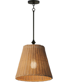 Baja 12 inch Single Pendant Dark Bronze