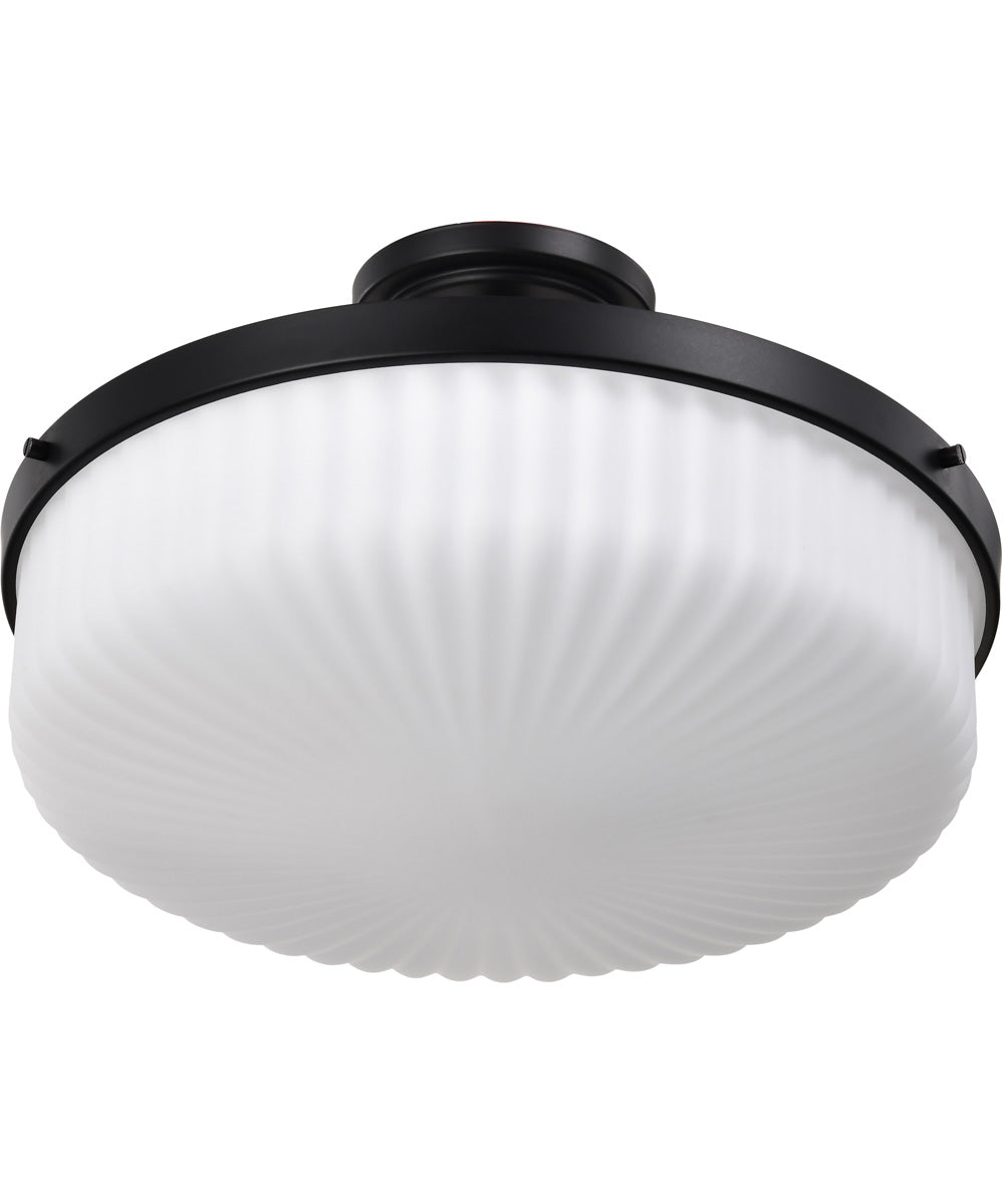 Solara 3-Light Close-to-Ceiling Matte Black