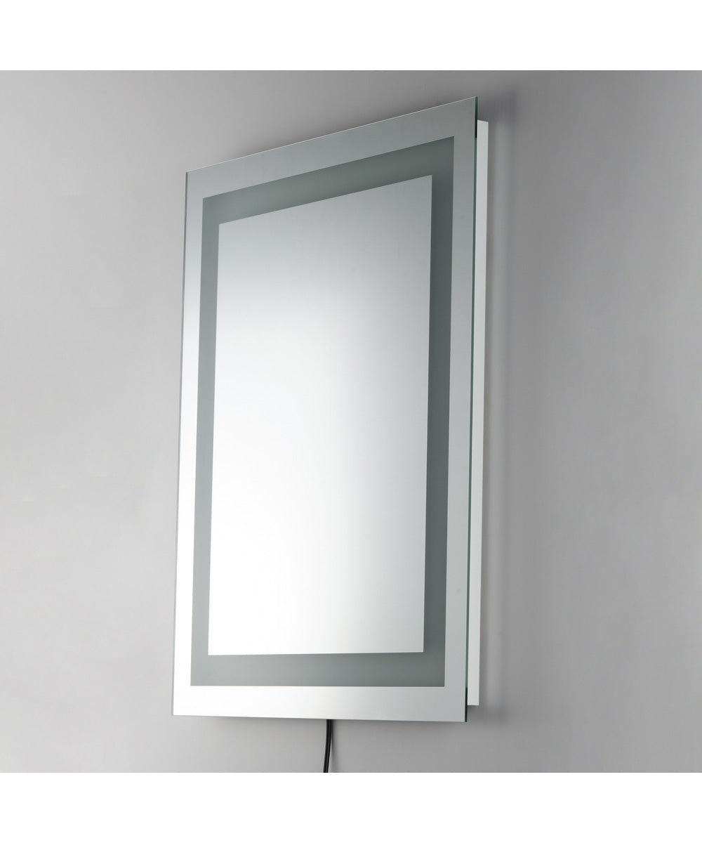 24 inchWx30 inchH 5CCT Perimeter Frontlit LED Mirror Mirror