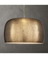 Lemont Hammered Brass 1 Light Pendant