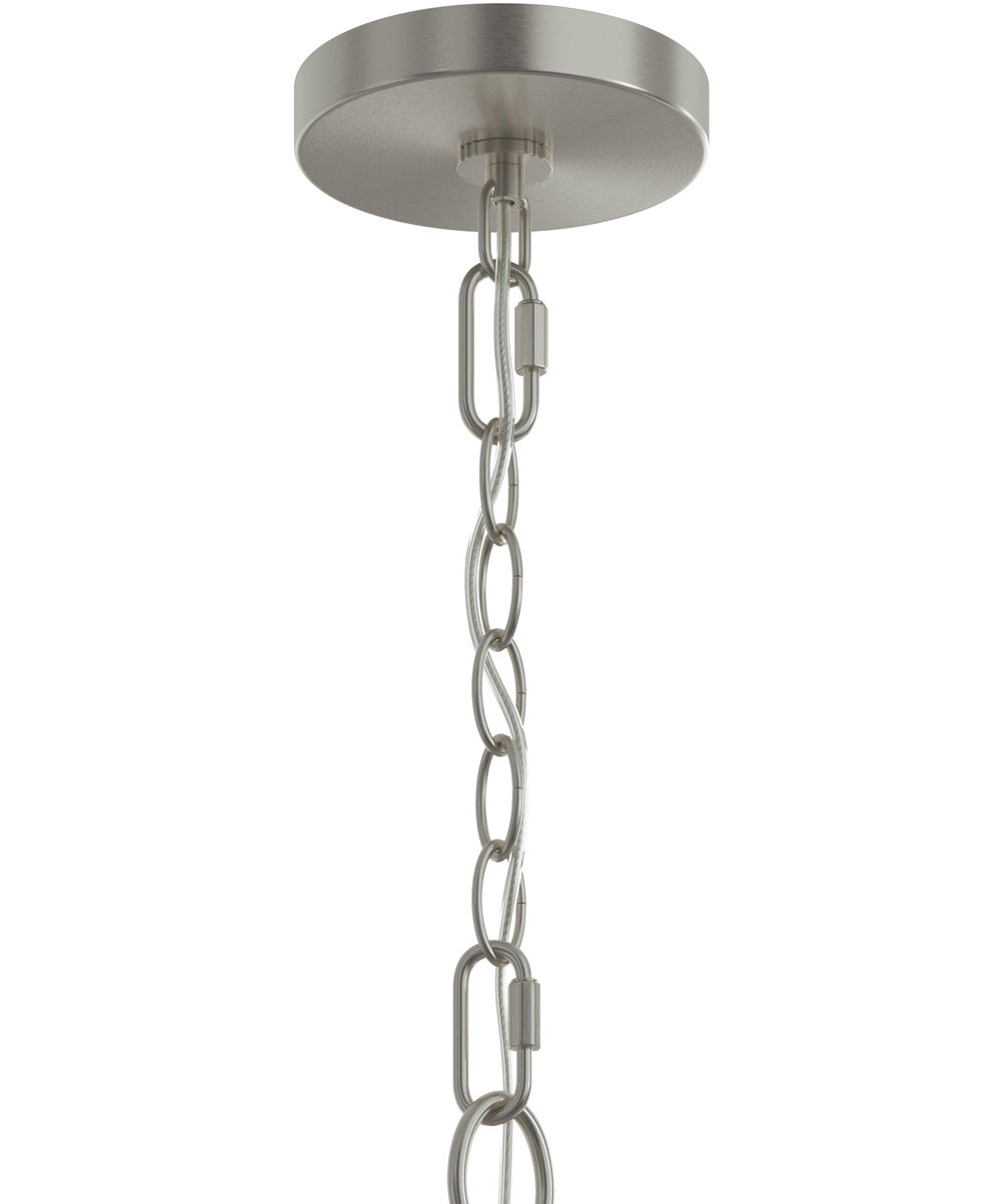 Jheni 6-Light Large Chandelier Brushed Nickel
