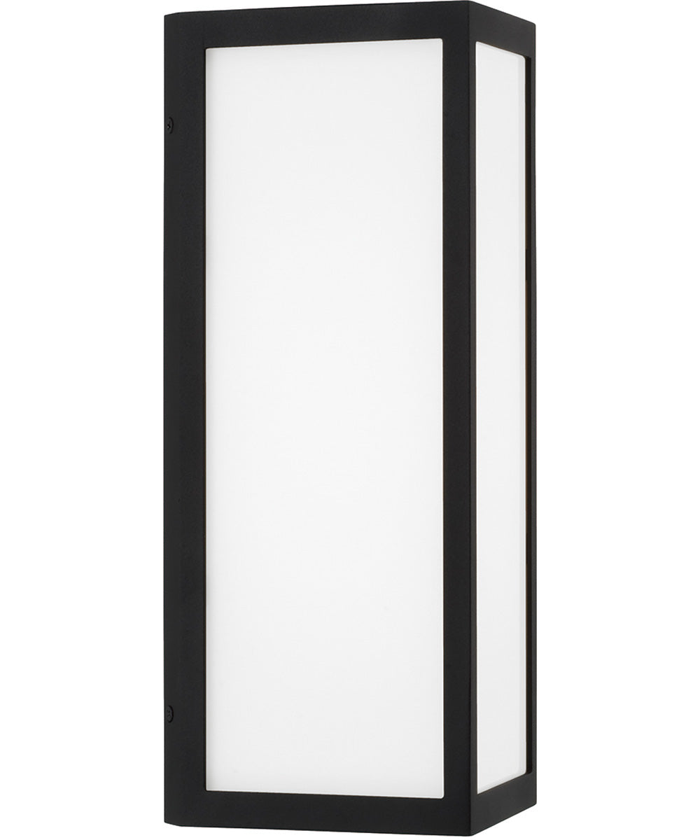 Irvin 1-Light Outdoor Wall-Lantern Black