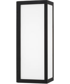 Irvin 1-Light Outdoor Wall-Lantern Black