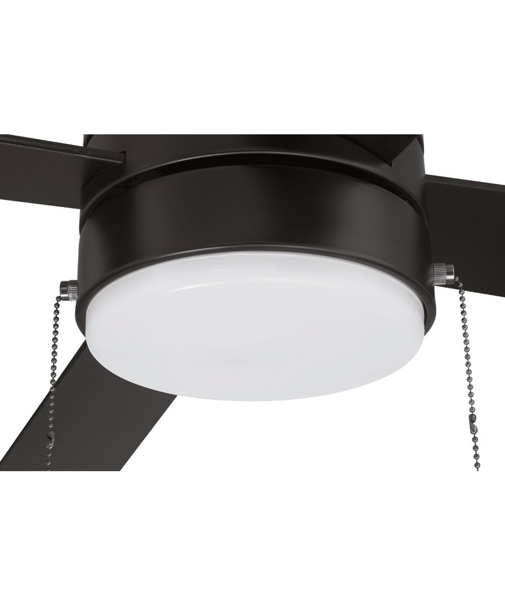 Energy Star McCoy 52" 4 Blade Ceiling Fan 1-Light Fan Flat Black