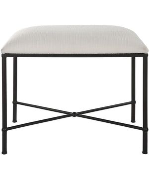 Avenham Small Black Framed Bench