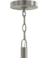 Mack 1-Light Pendant with Layered Glass Shade Brushed Nickel