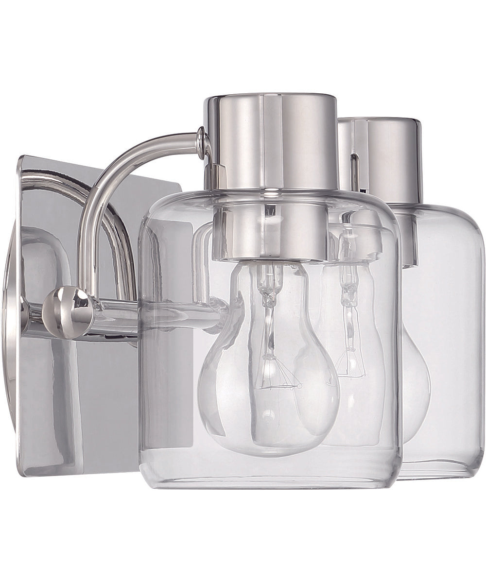 Rori 2-Light Lighting Polished Nickel