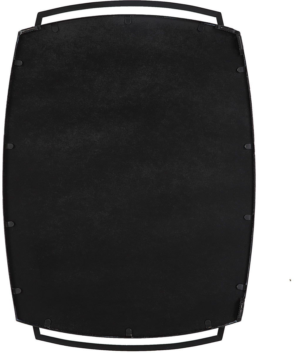 23x32" Wall Mirror in Satin Black