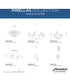 Pinellas 25 in. 4-Light Flush Mount White Plaster