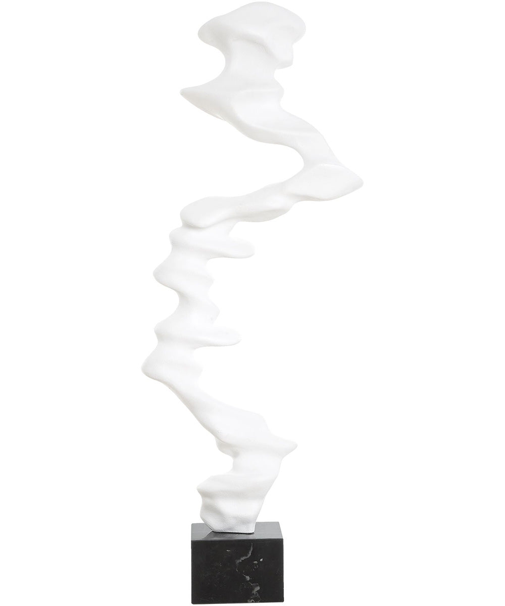 Flux Indoor-Outdoor White Sculpture