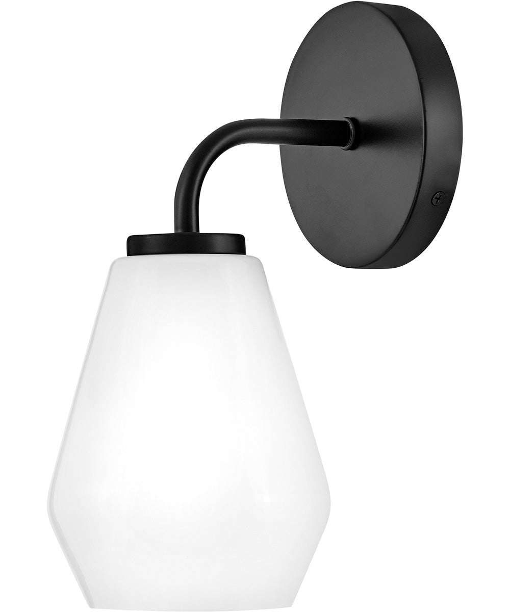 Gio 1-Light Medium Single Light Vanity in Black