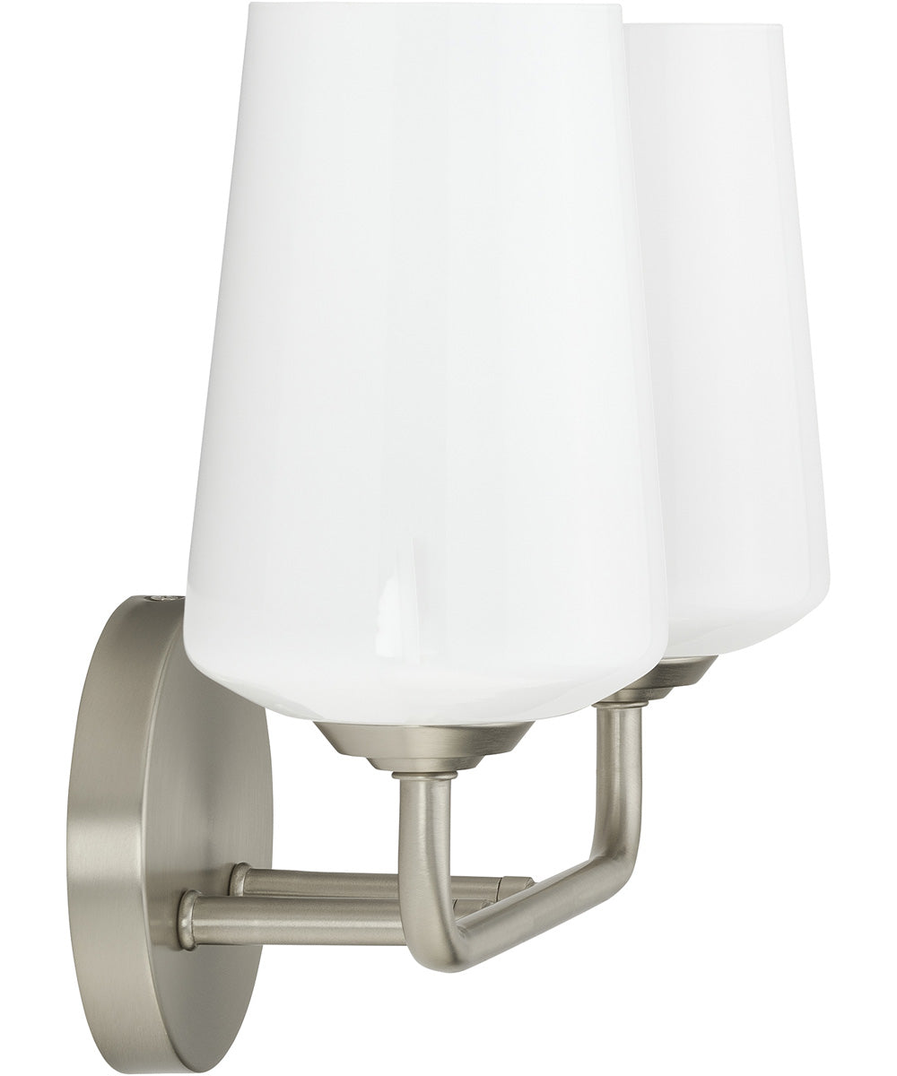 Celino 2-Light Bath & Vanity Brushed Nickel