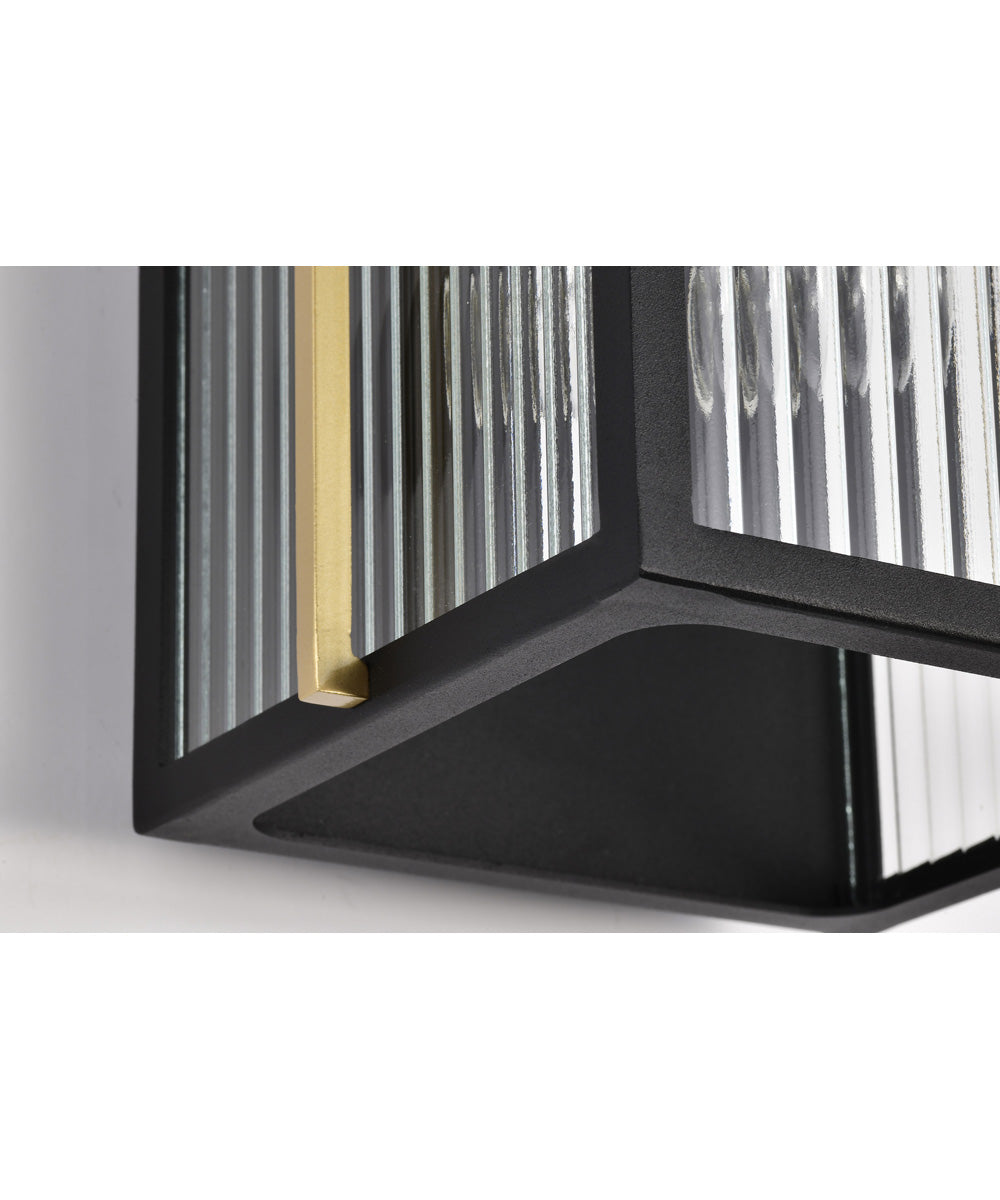 Holden 2-Light Outdoor Black / Gold