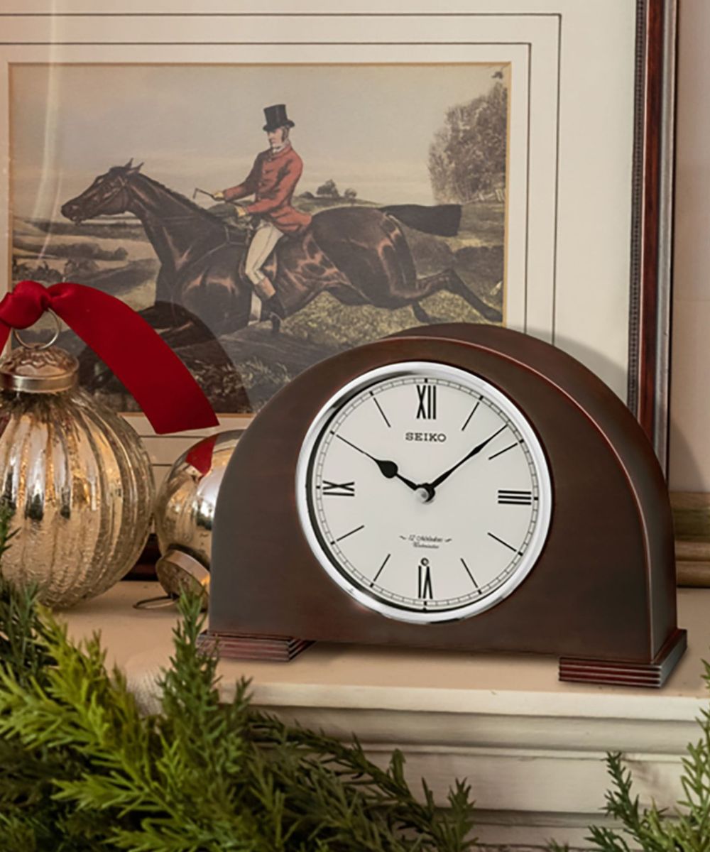 7"H Desk and Table with 12 Hi Fi Melodies and Chime Clock