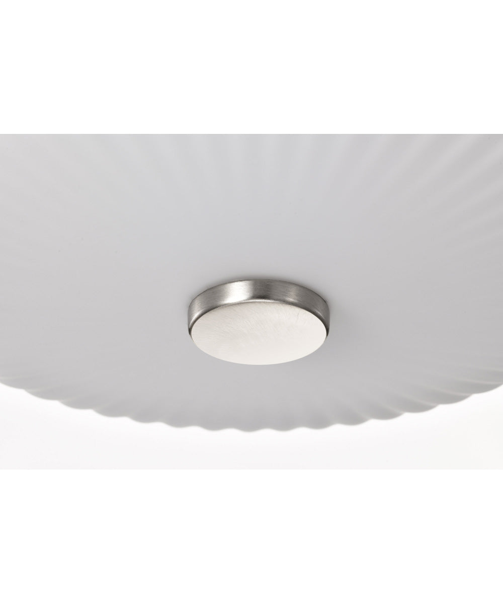 Royale 3-Light Close-to-Ceiling Brushed Nickel