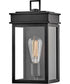 Cole 1-Light Medium Wall Mount Lantern in Black