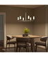 Mack 6-Light Chandelier with Layered Glass Shades Brushed Nickel