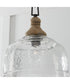 Julian 1-Light Pendant Grey Wash and Iron Silk