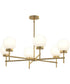 Rigsby 6-Light Medium Chandelier Brushed Gold