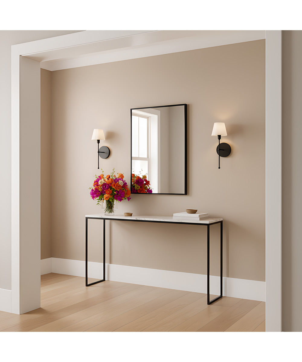 Irena 1-light Wall Sconce Matte Black