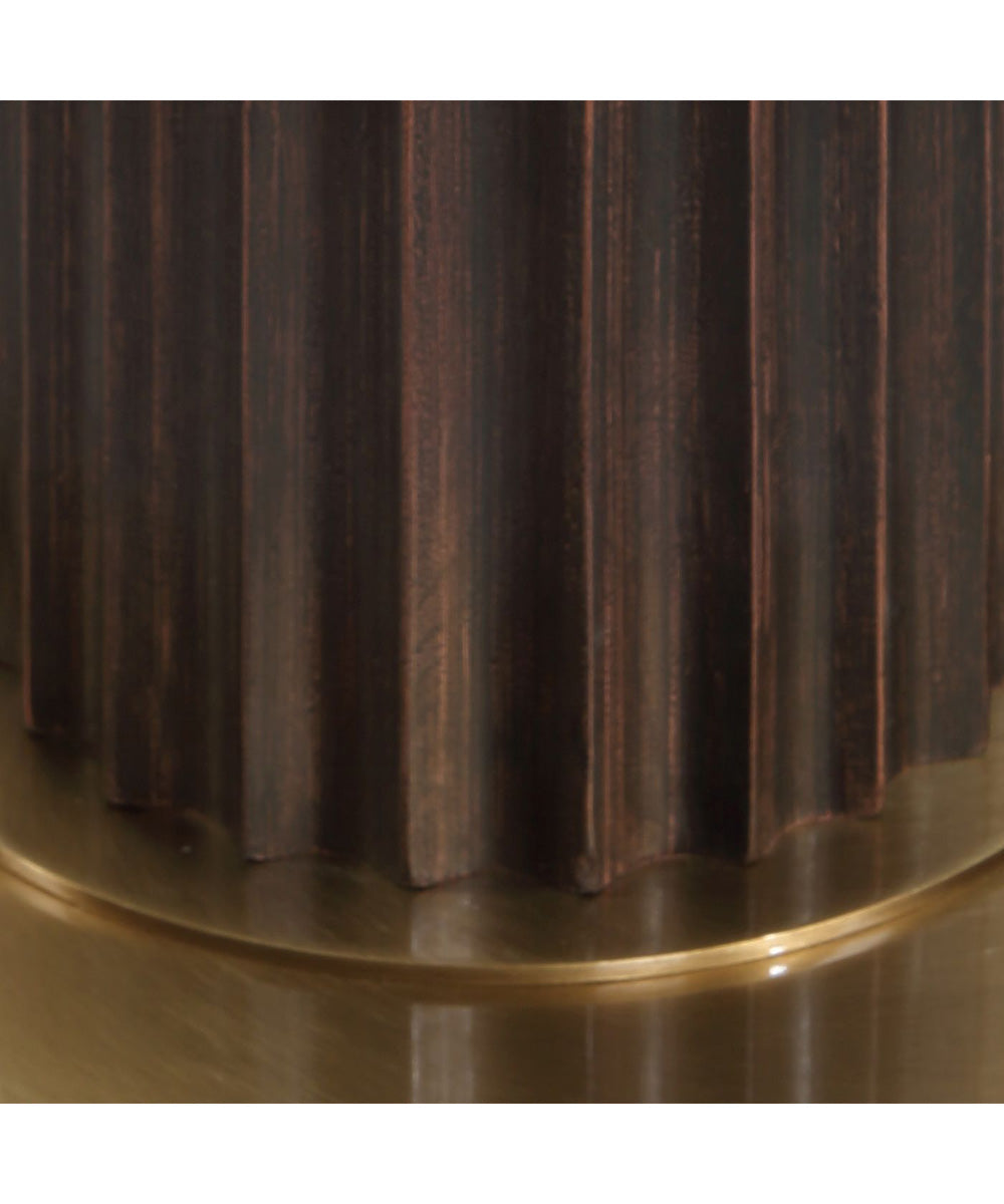 Forage Dark Oak Floor Lamp