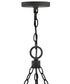 Sawyer 9-Light Medium Single Tier Chandelier 12v in Black