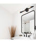 Demi 3 Light Vanity Matte Black