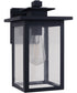 Rock Creek 1-Light Outdoor Lighting Textured Black