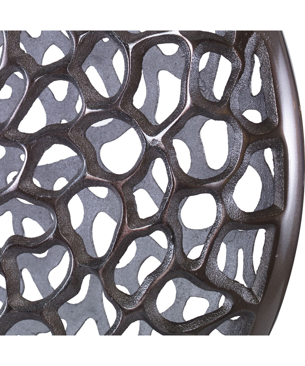 Web Dark Bronze Vase