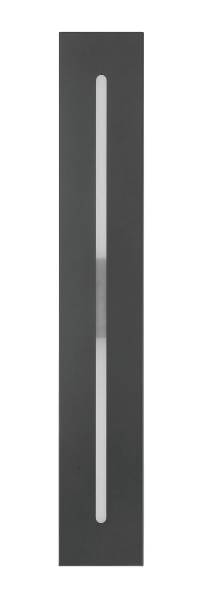 Profiled 1-Light Outdoor Lighting Textured Black