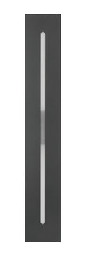 Profiled 1-Light Outdoor Lighting Textured Black