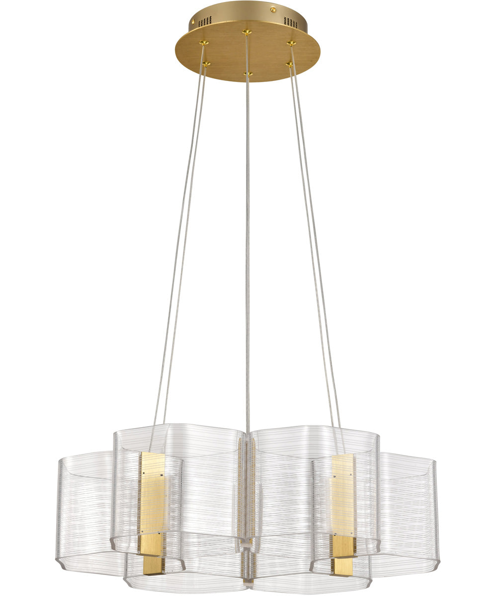 Kenzo  Chandelier Polished Anodized Bronze